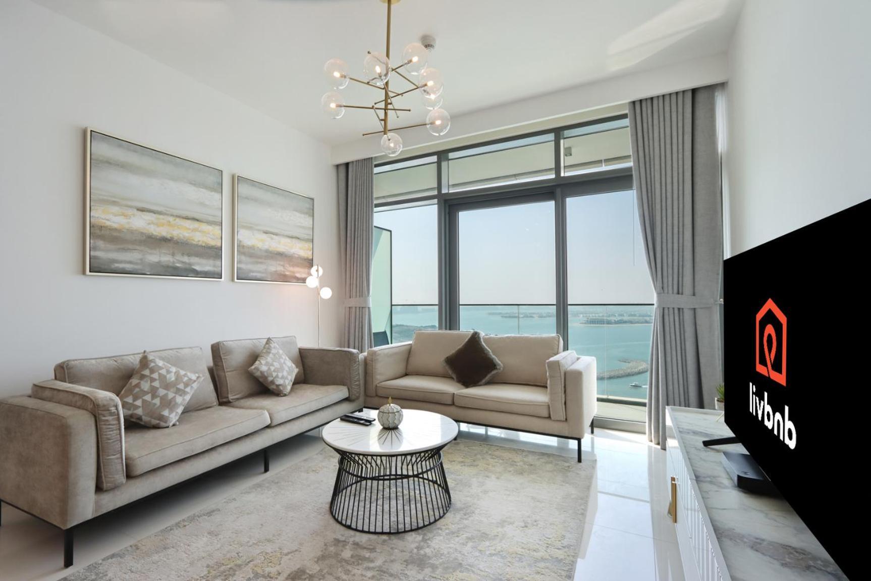 Livbnb - 2b With Sea View Emaar Beachfront Apartment